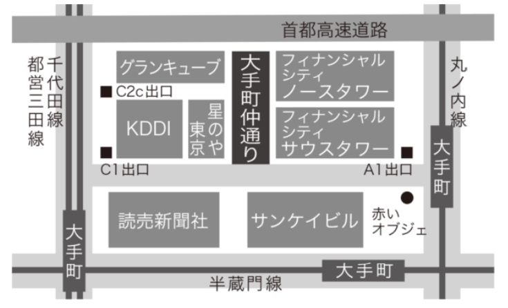 和ルミネーション会場のマップ